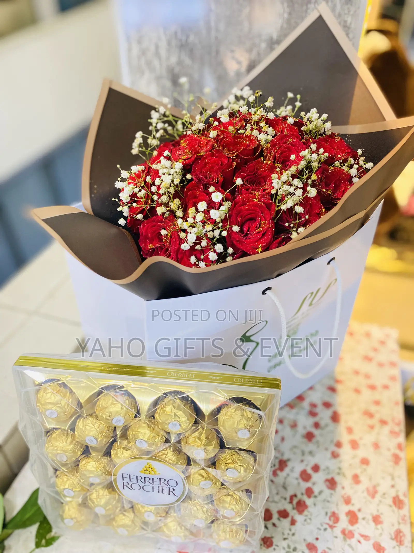 Flower at at at Full Ferrero Chocolate Gift