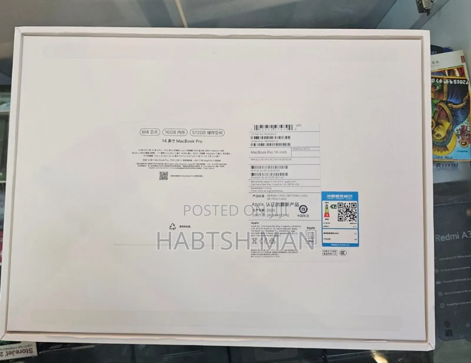 New Apple MacBook Pro 2024 M4 Pro 14-Inch 16GB Apple M4 SSD 512GB