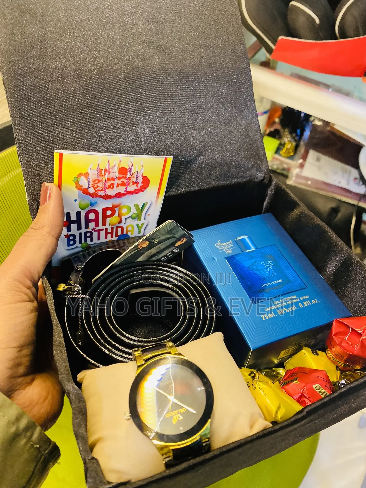 Men’S Gift Perfume ,Watch Package