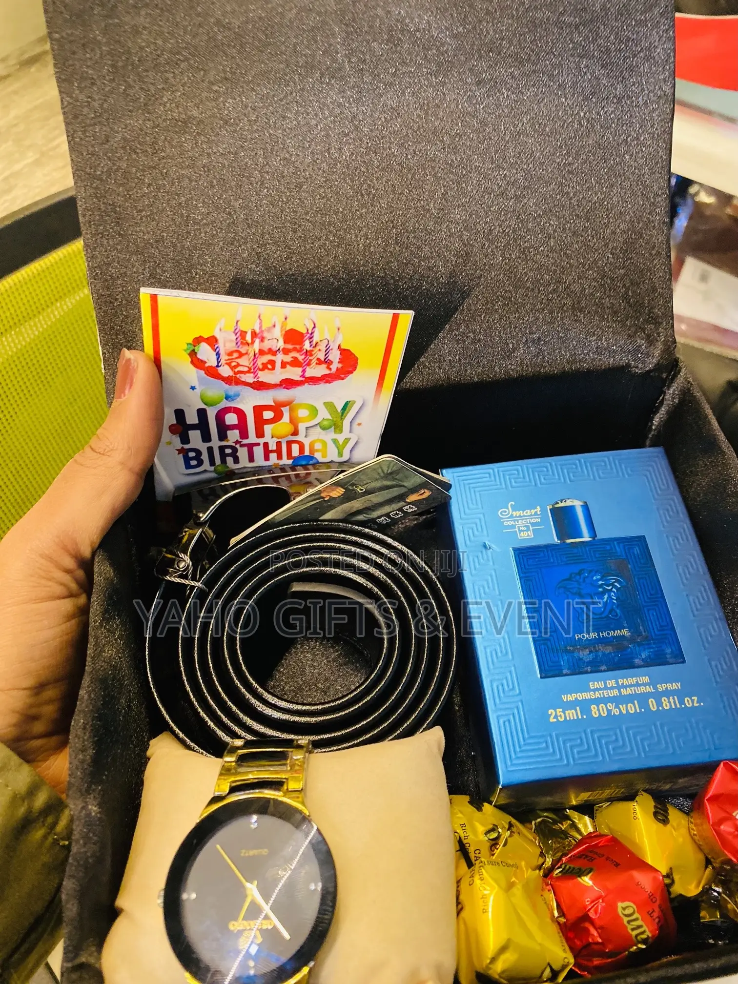 Men’S Gift Perfume ,Watch Package