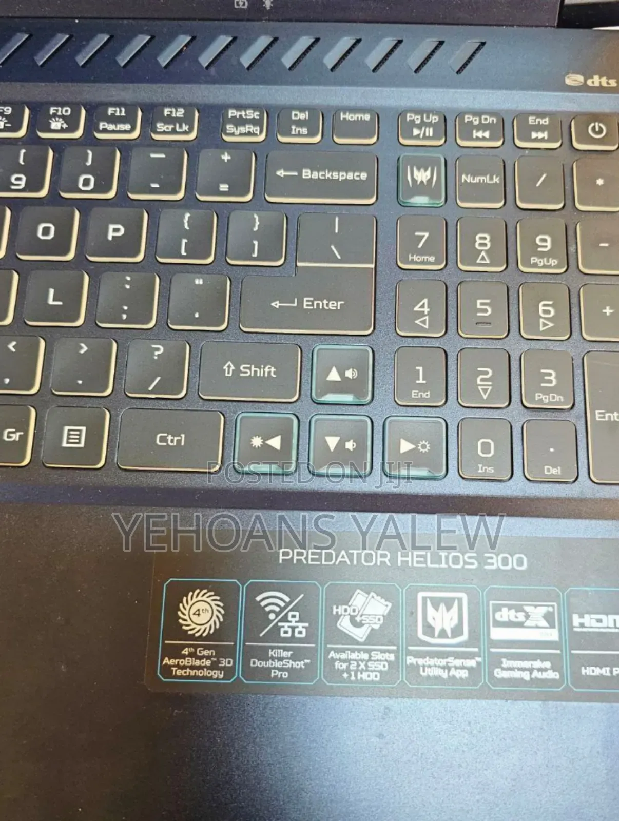 New Laptop Acer Predator Helios 300 16GB Intel Core I7 SSD 512GB