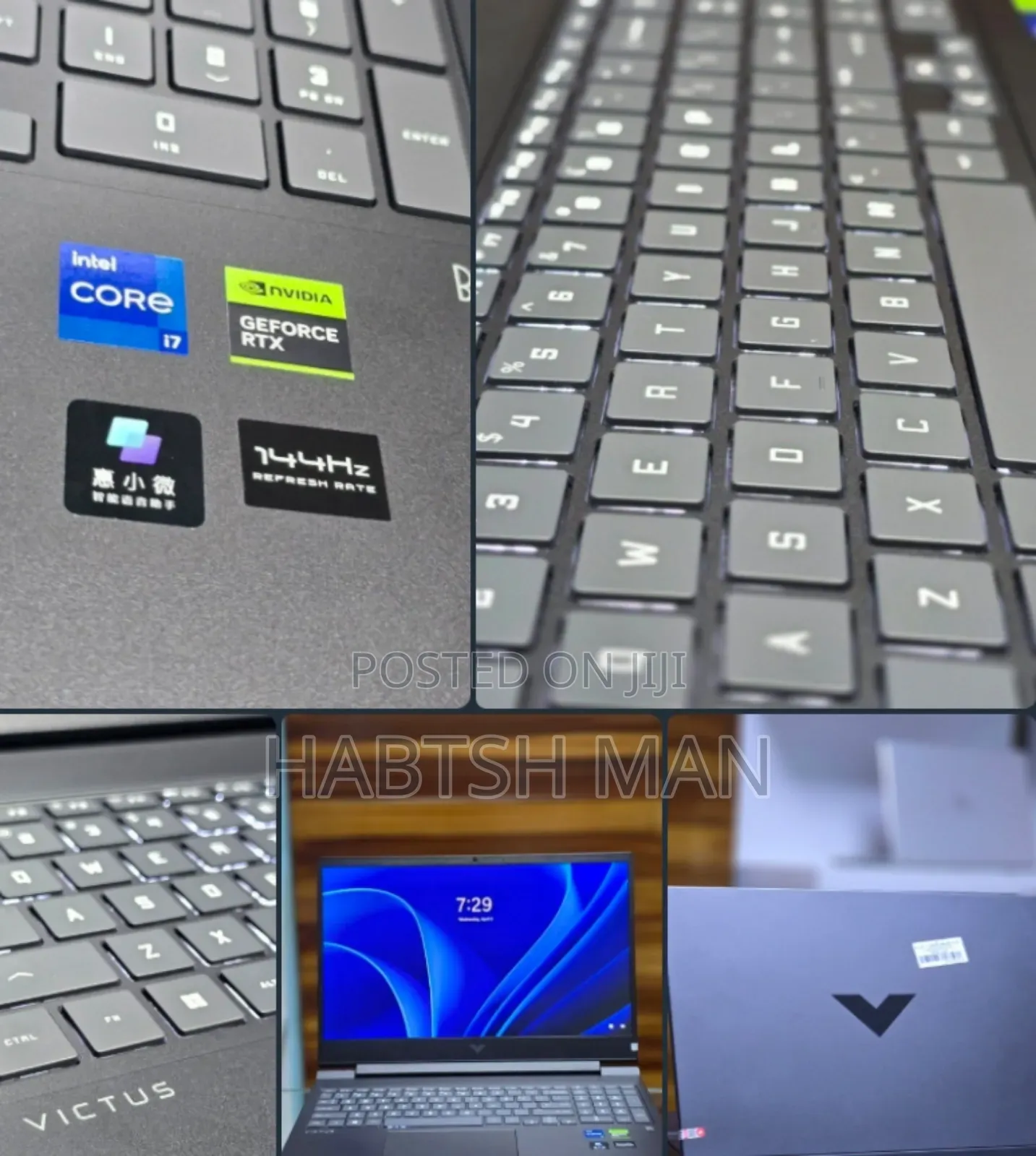 New Laptop HP Victus 16 16GB Intel Core I7 SSD 512GB