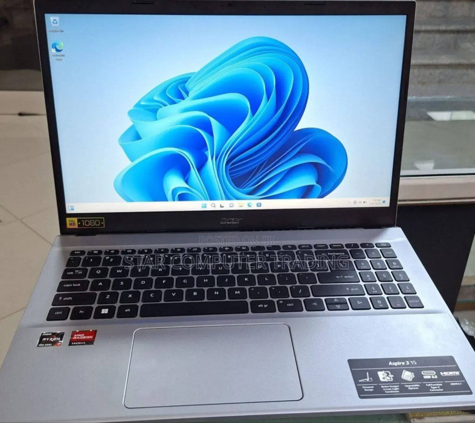 New Laptop Acer Aspire 3 16GB AMD Ryzen 7 SSD 1T