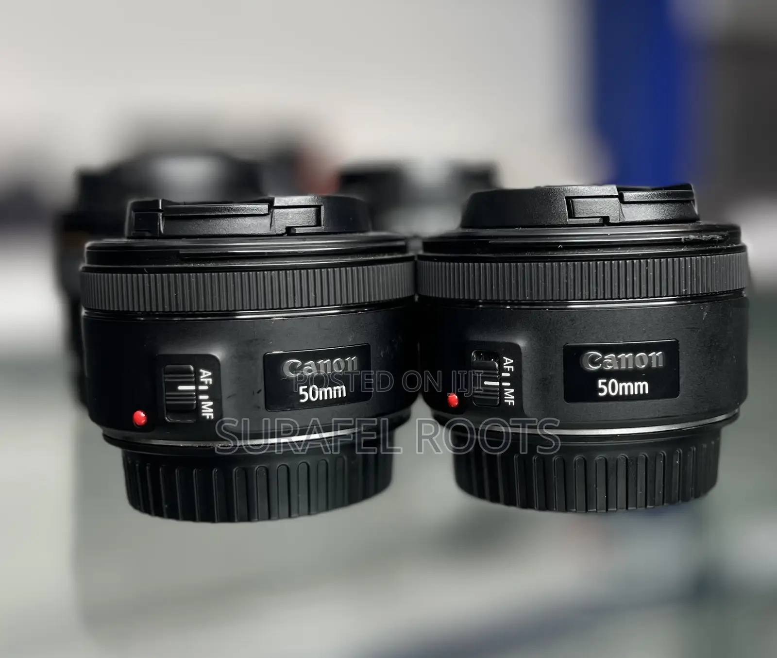 50 Mm Lens With F/1.4 and F/1.8 Lens