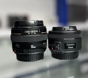 50 Mm Lens With F/1.4 and F/1.8 Lens