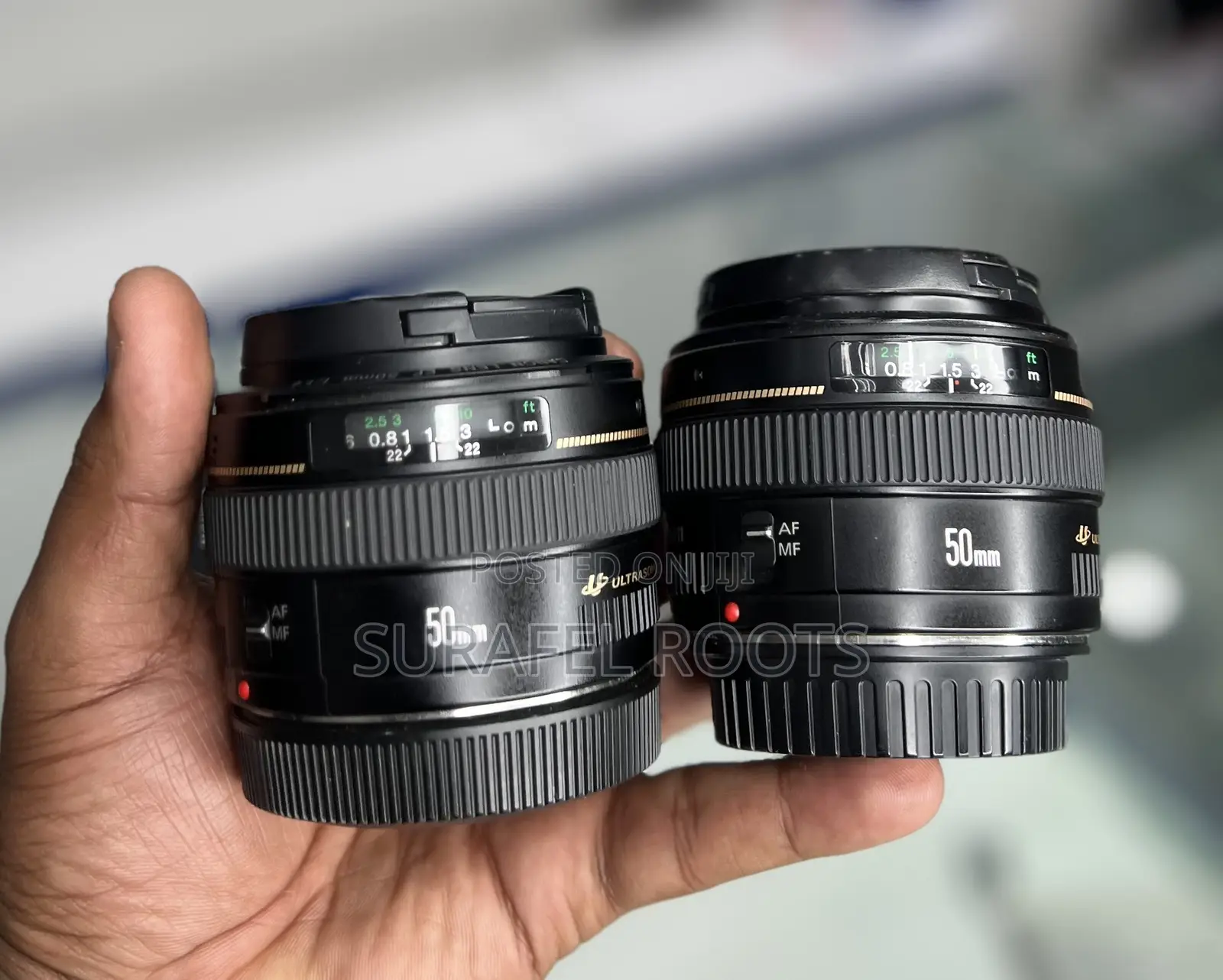 50 Mm Lens With F/1.4 and F/1.8 Lens