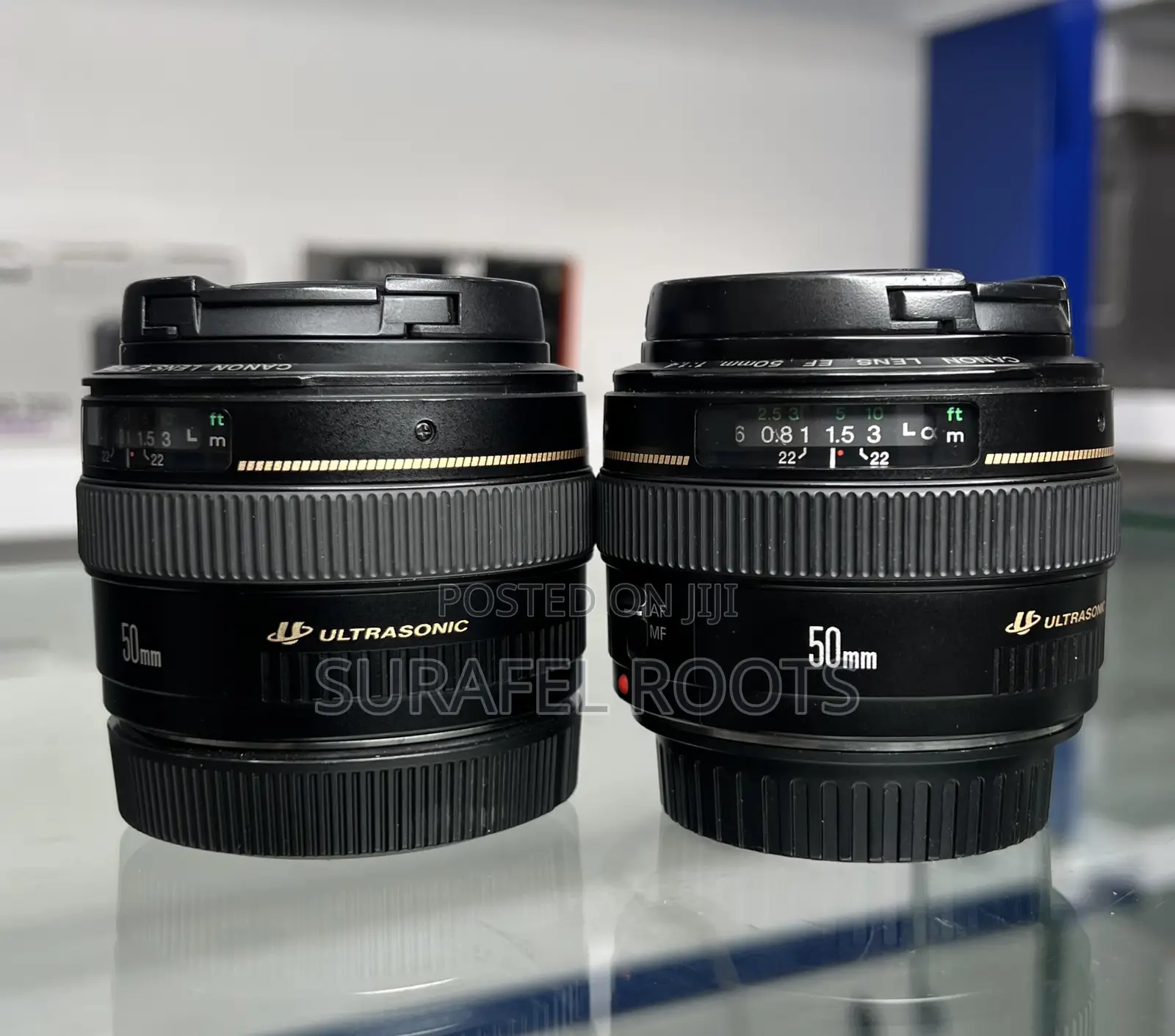 50 Mm Lens With F/1.4 and F/1.8 Lens