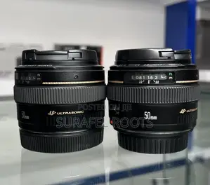 50 Mm Lens With F/1.4 and F/1.8 Lens