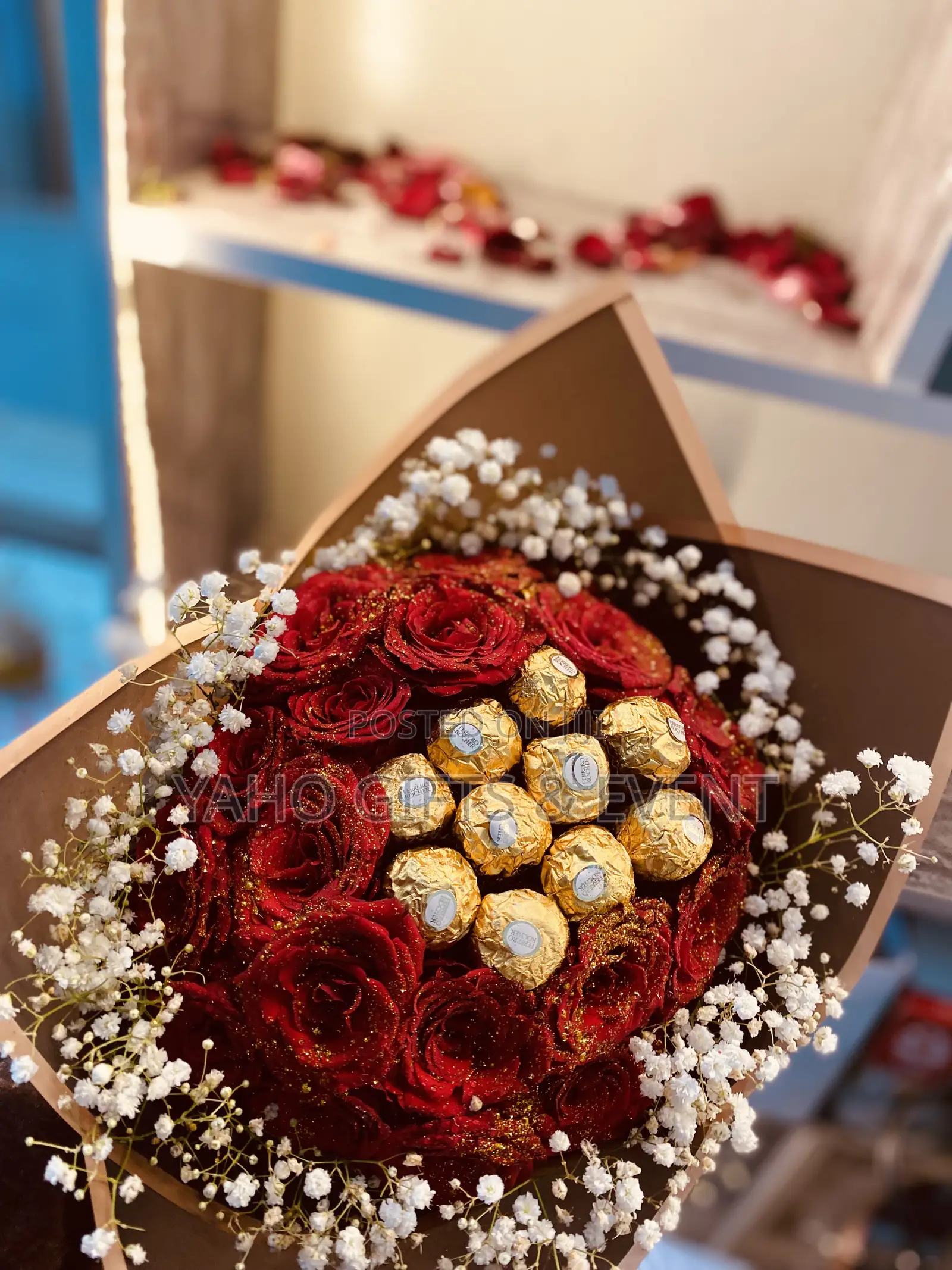 Bouquet With Ferrero Chocolate