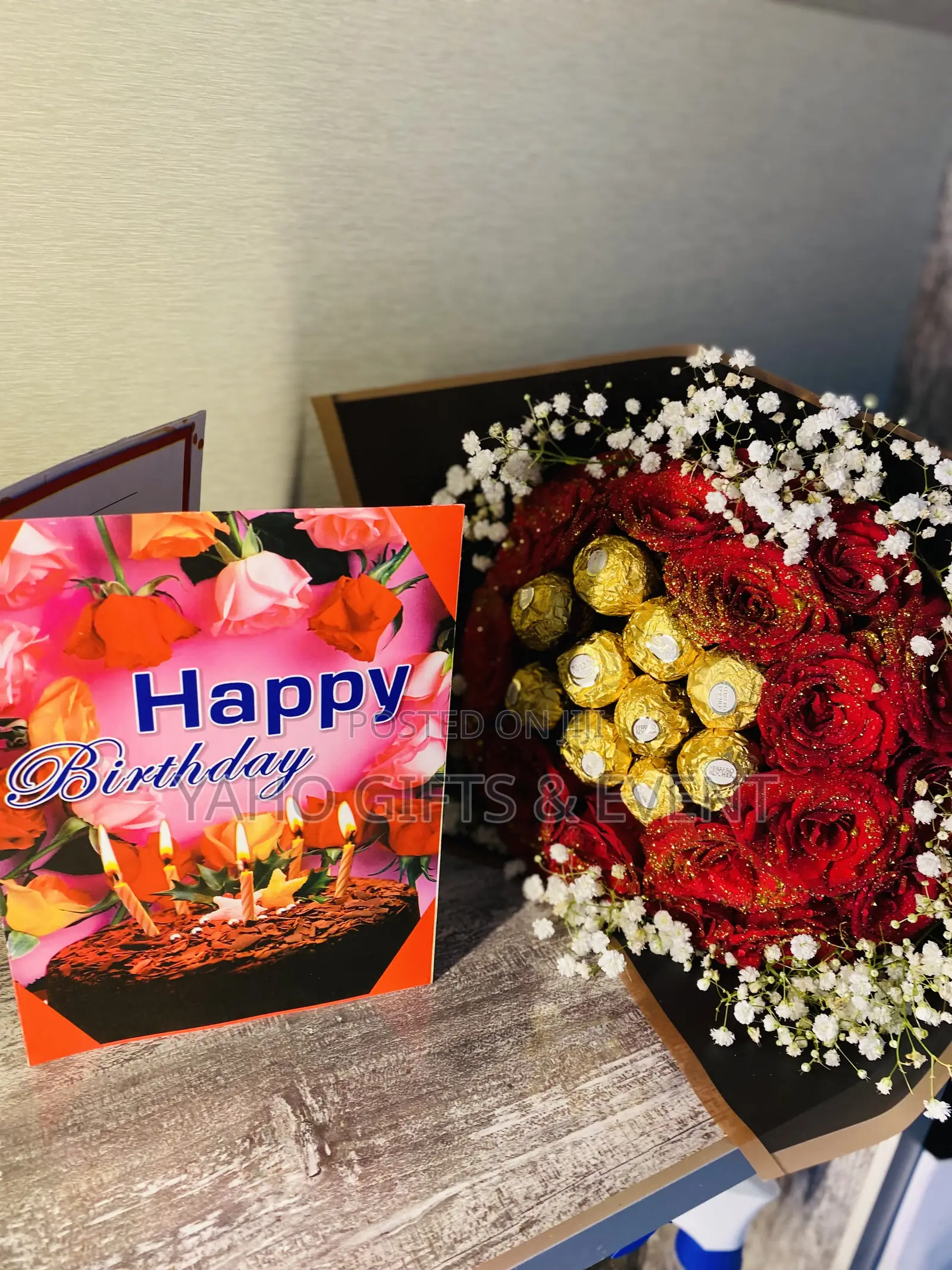 Bouquet With Ferrero Chocolate