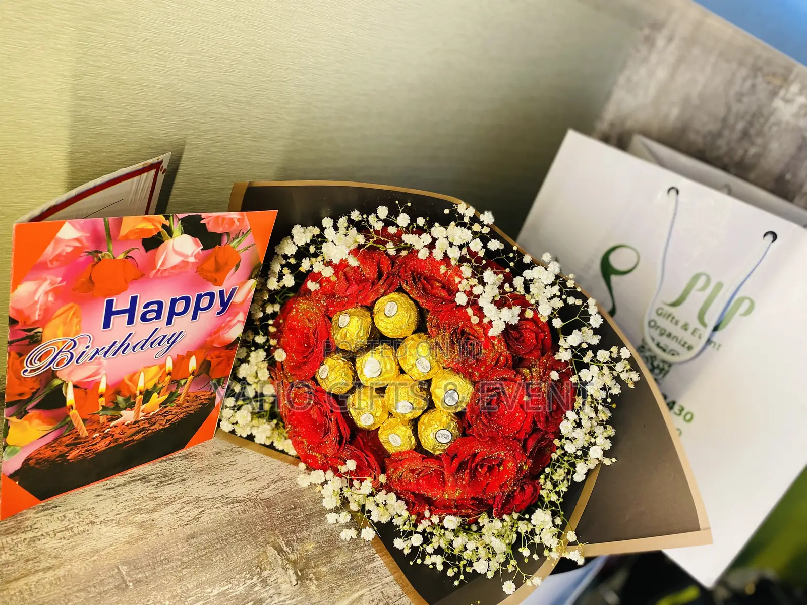 Bouquet With Ferrero Chocolate