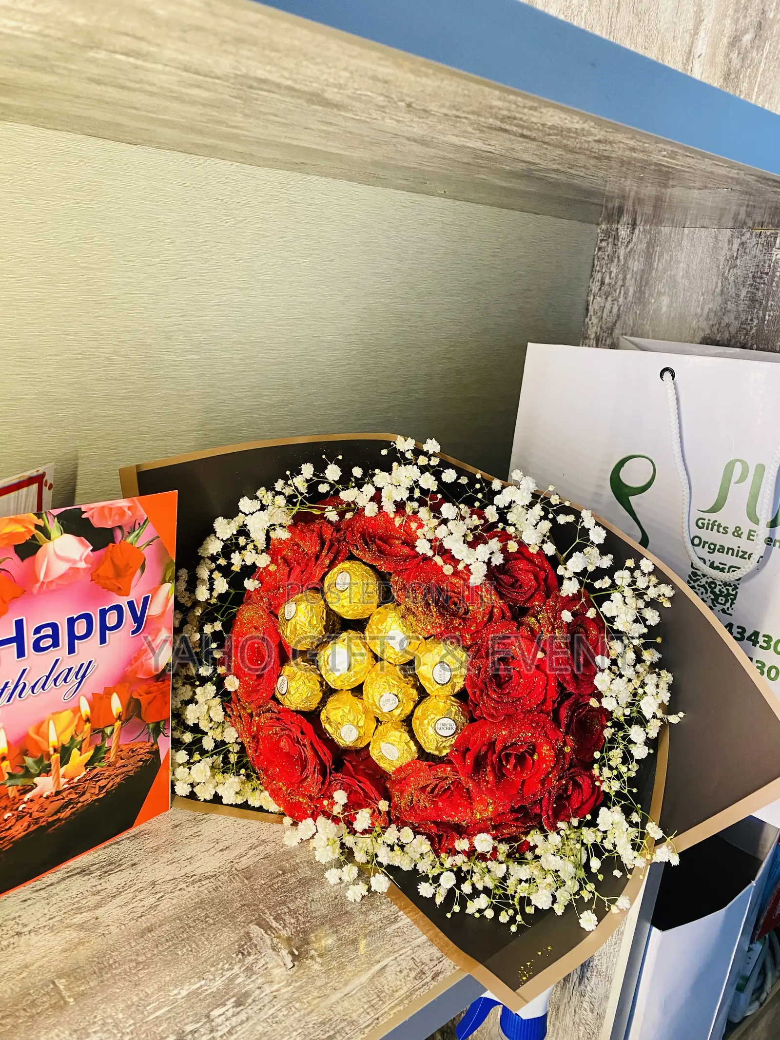 Bouquet With Ferrero Chocolate