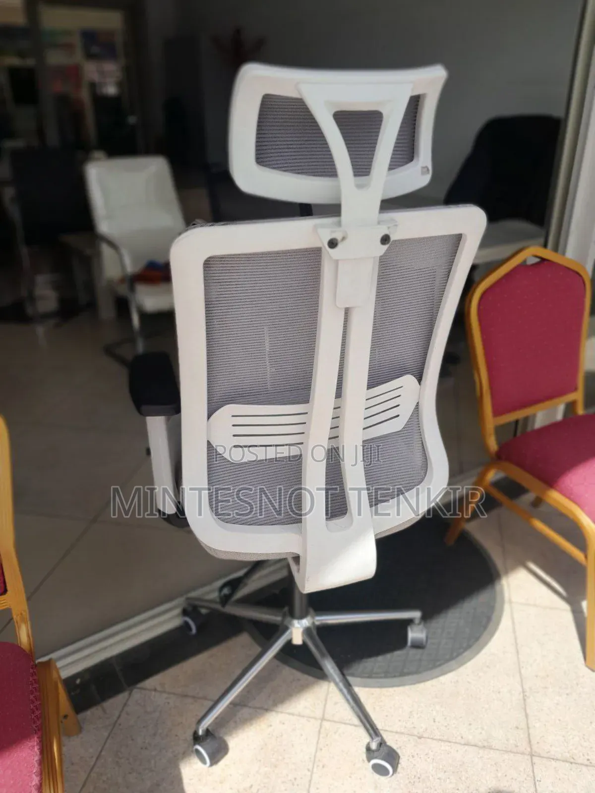 Office High Back Plastic Back