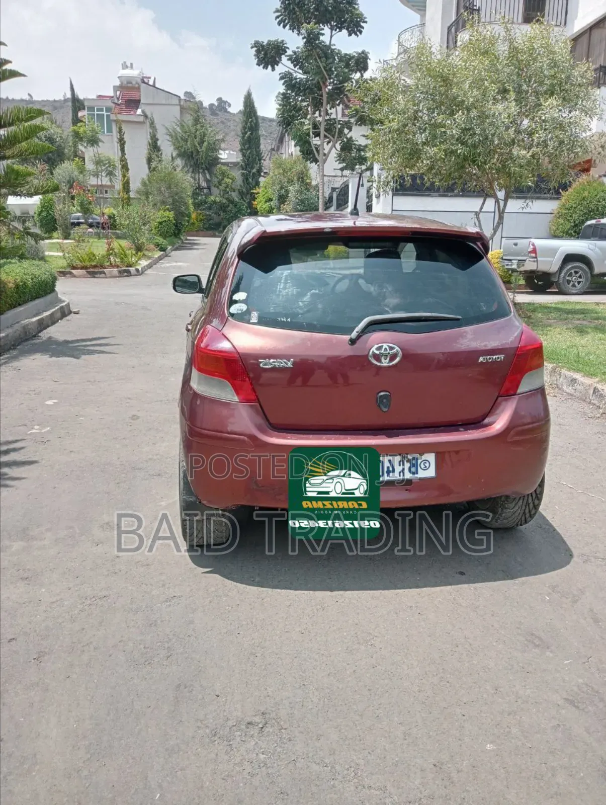 Toyota Yaris 2010 Red