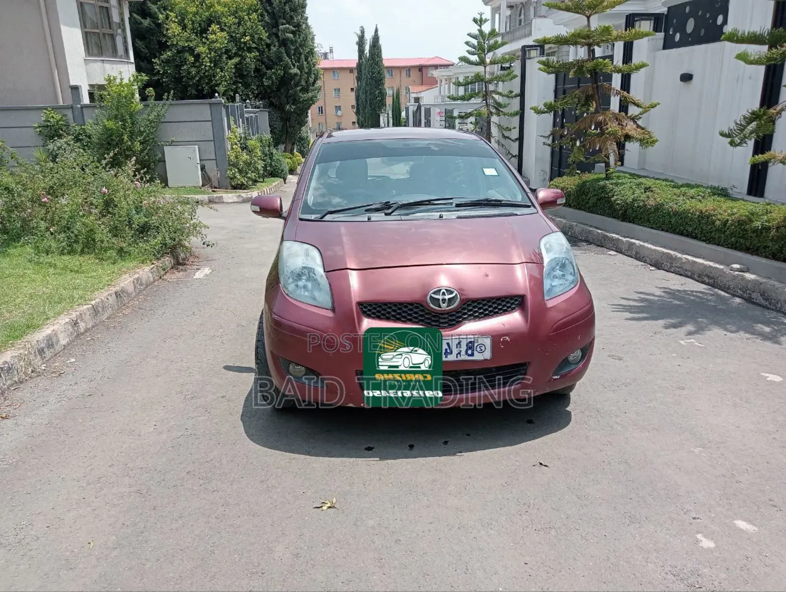 Toyota Yaris 2010 Red
