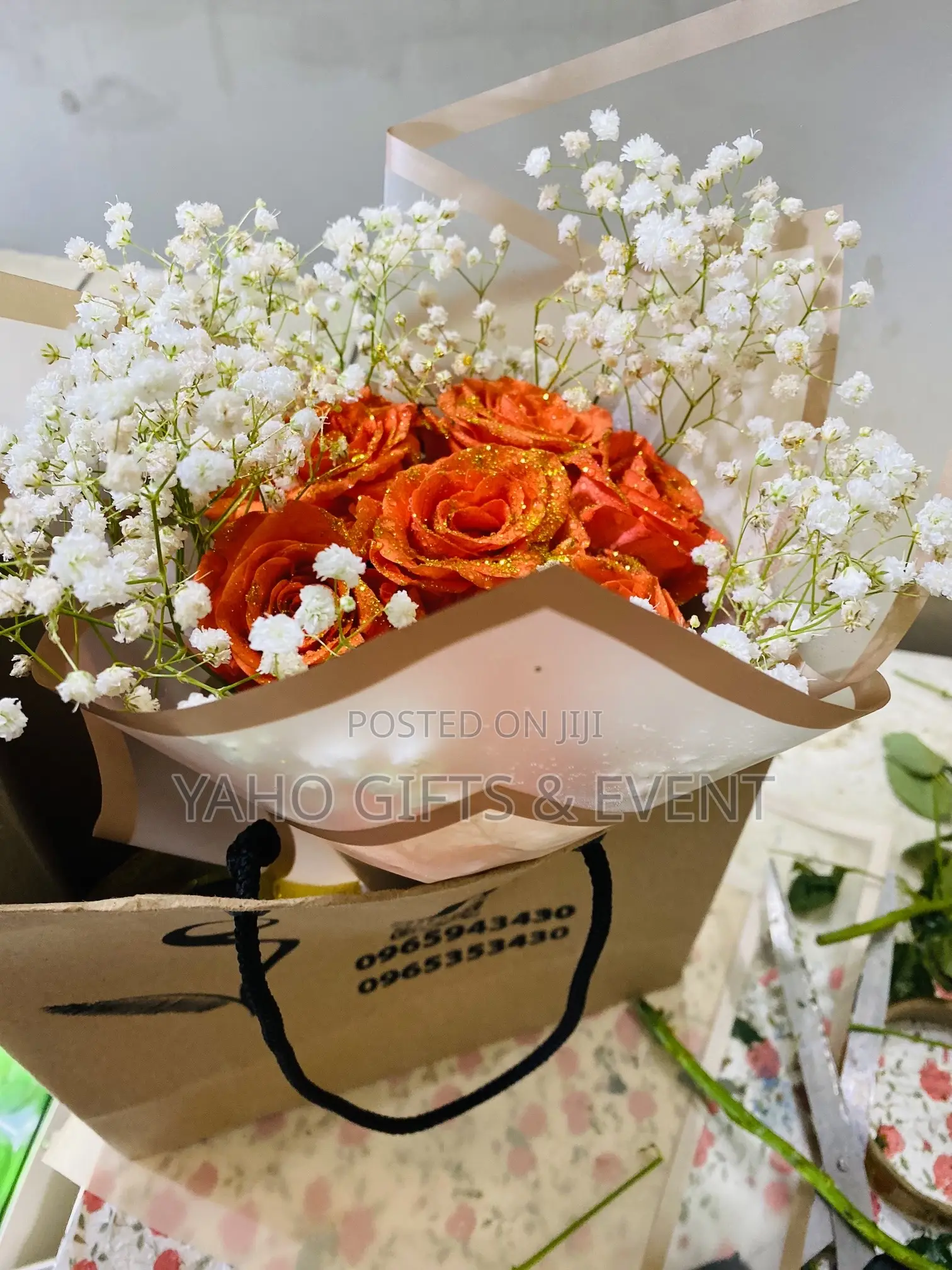 Orange Mini Bouquet