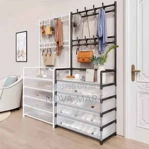 New Simple Floor Clothes Rack