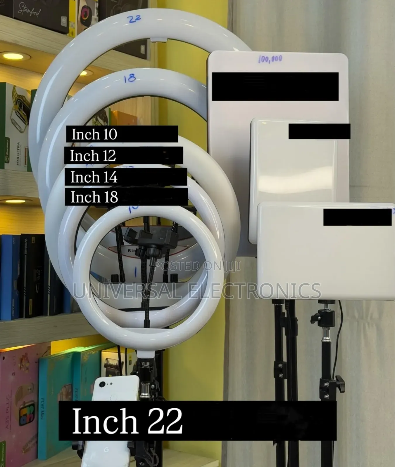 Ringlights(በፍሬም በብዛትም አለ )