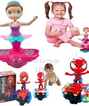 Photo - 360° Rotating Mermaid Toy With Lights,Super Spider Car