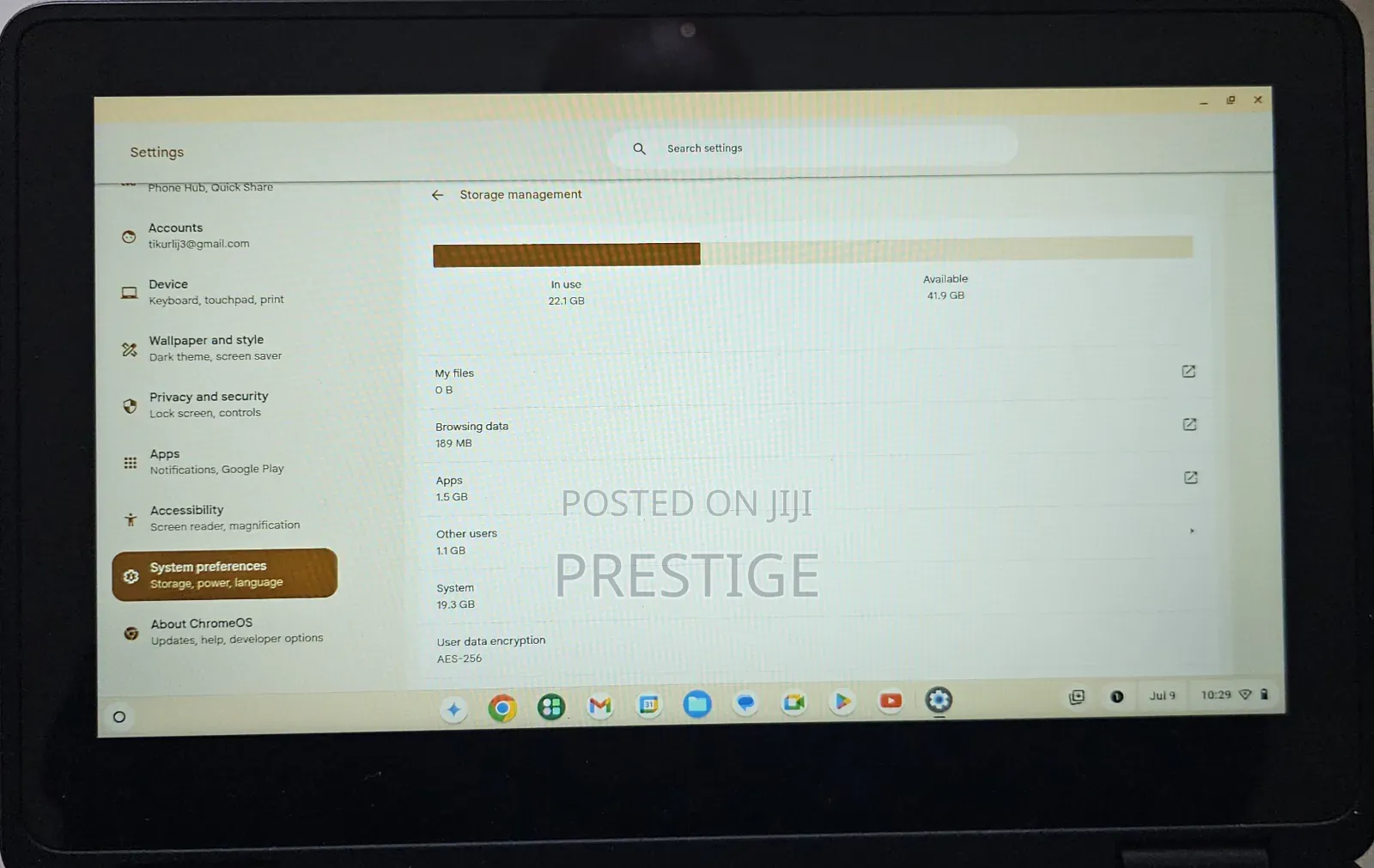 New Laptop Dell Chromebook 3100 8GB Intel Celeron SSD 60GB