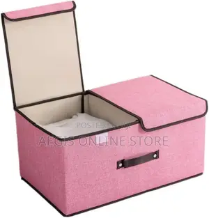 Dust Proof Foldable Storage Box With Lid