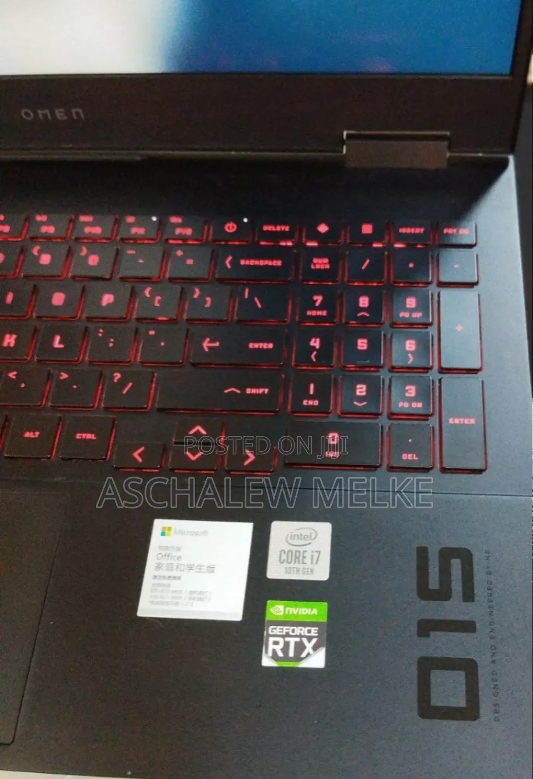 New Laptop HP Omen 15 16GB Intel Core I7 SSD 1T