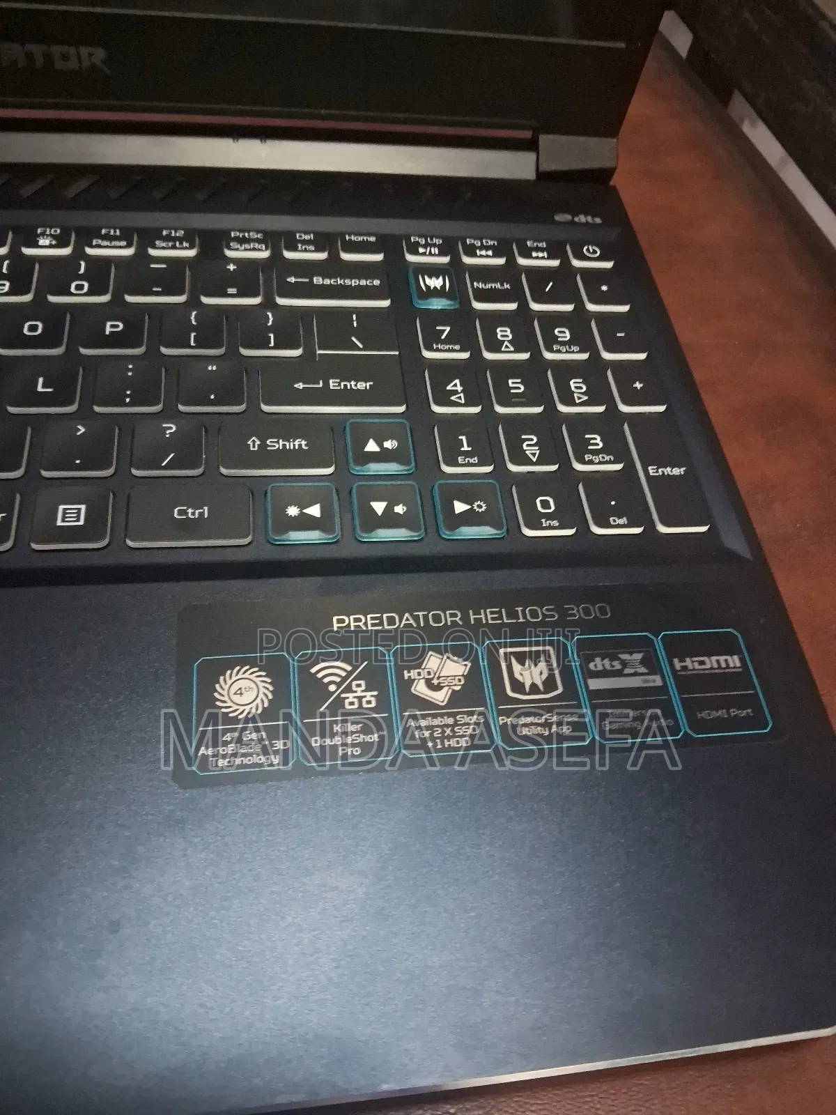 New Laptop Acer Predator Helios 300 16GB Intel Core i7 SSD 1T