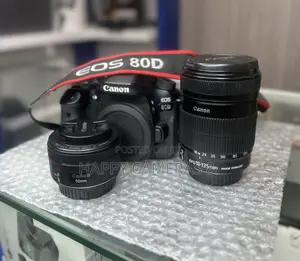 Photo - Canon Eos 80d 18-135mm + 50mm 1:8 Fixed Lens