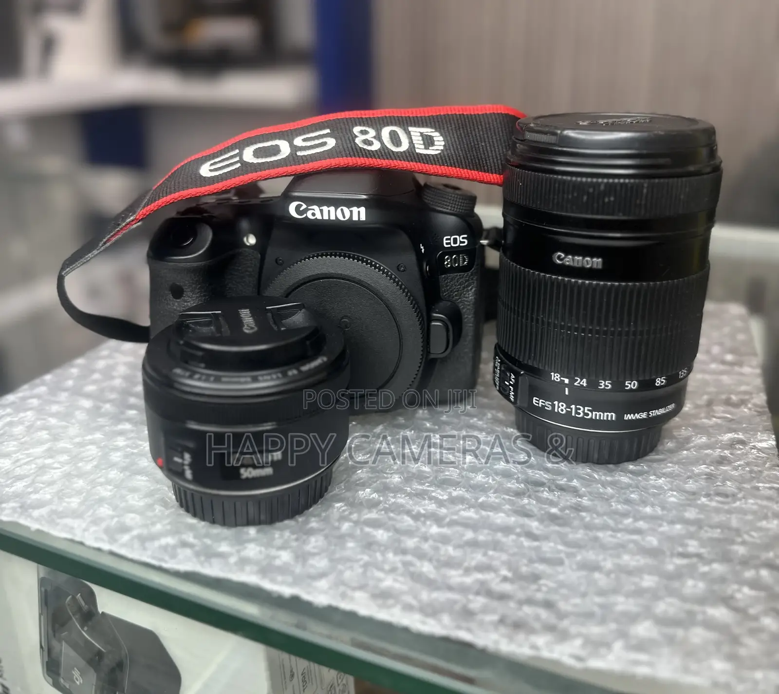 Canon Eos 80d 18-135mm + 50mm 1:8 Fixed Lens