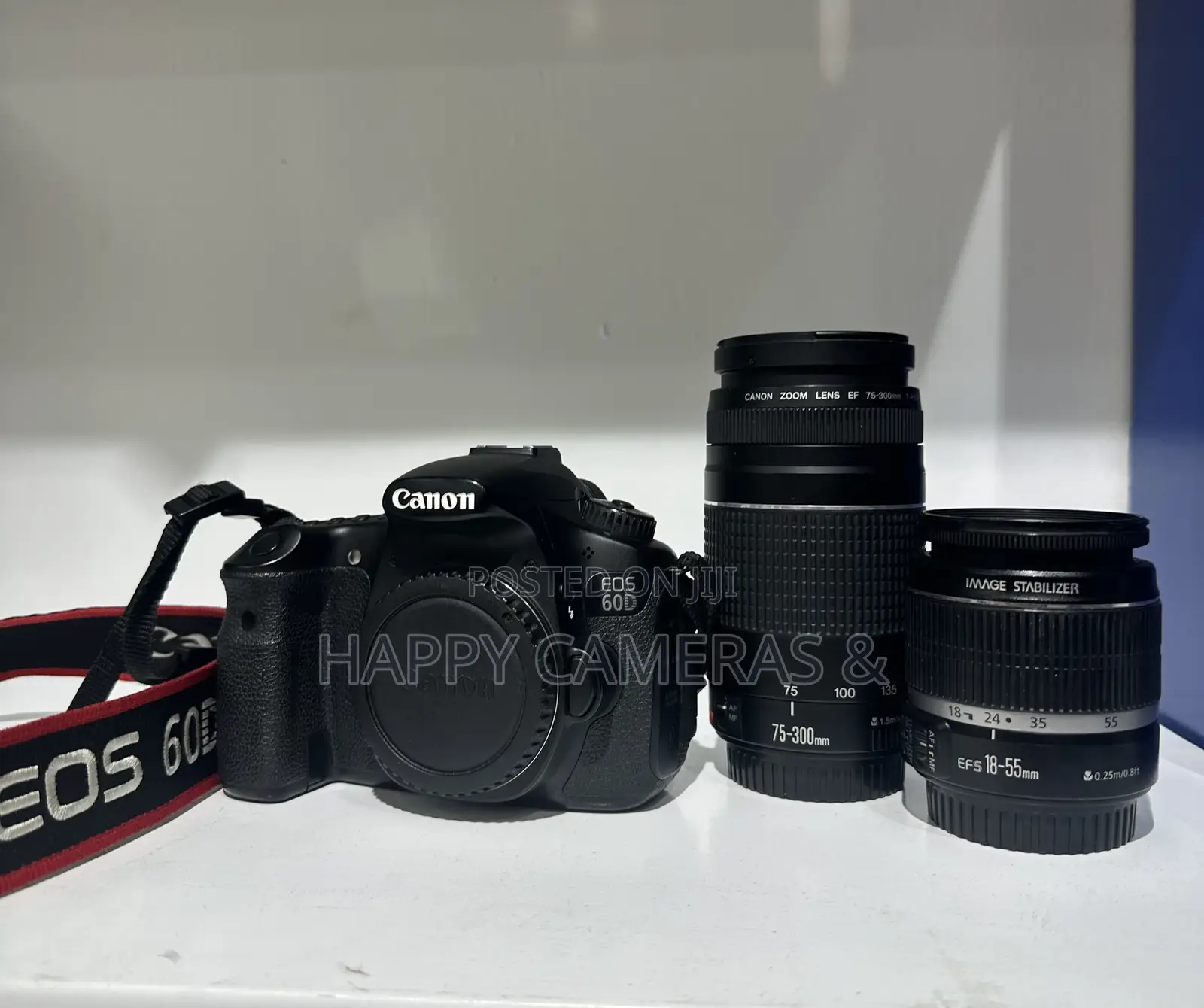 Canon Eos 60d 18-5mm + Canon 75-300mm