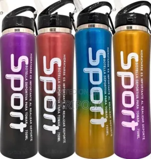 Photo - Stainless Steel Water Bottle With Straw