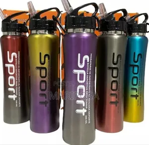 Stainless Steel Water Bottle With Straw