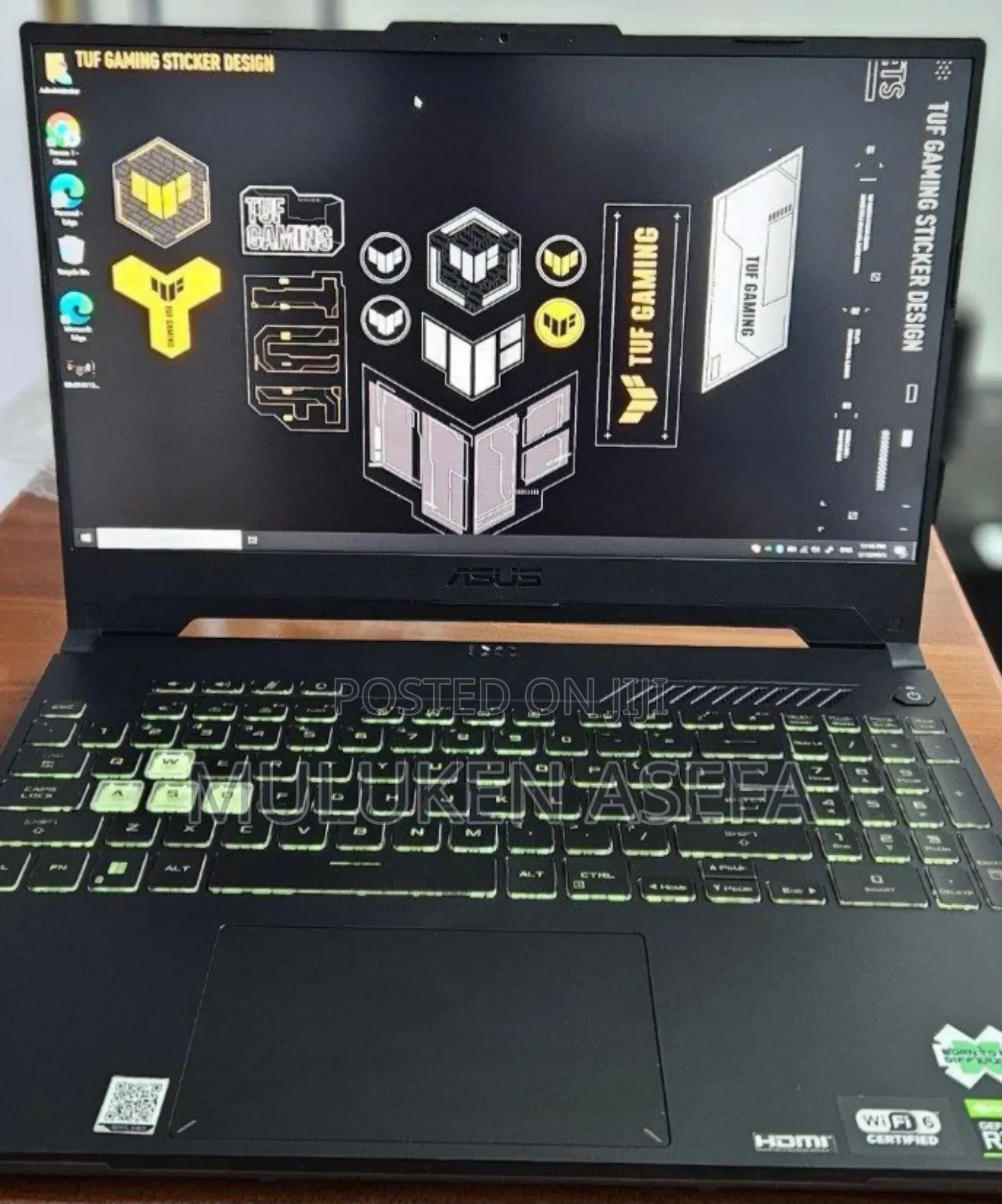 New Laptop Asus TUF Gaming A15 16GB AMD Ryzen 7 SSD 512GB