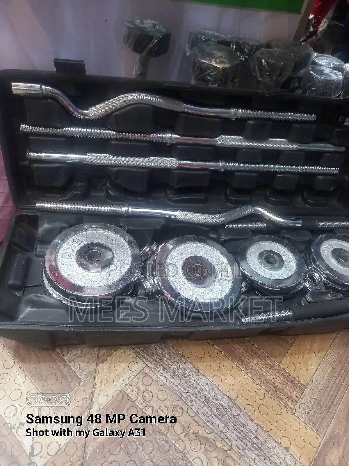 55 Kg Adjustable Dumbbells Set