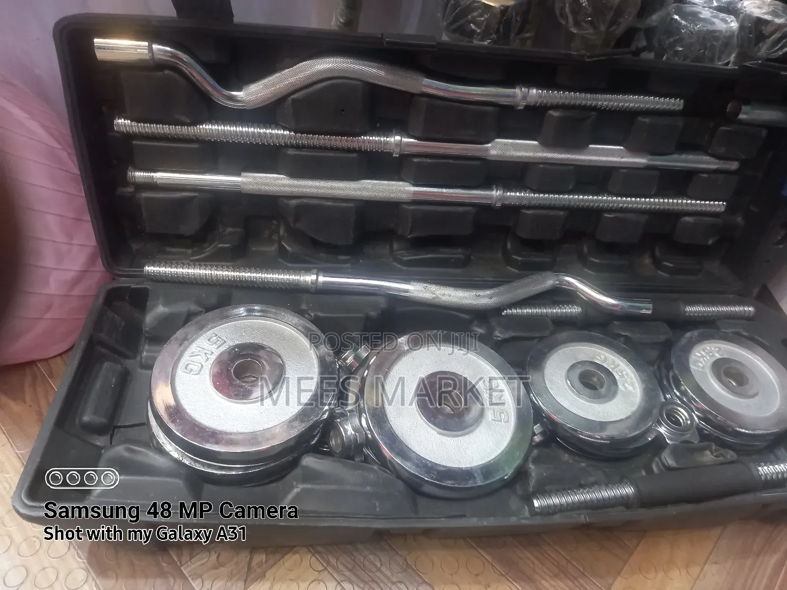 55 Kg Adjustable Dumbbells Set