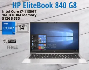 New Laptop HP EliteBook 840 G8 16GB Intel Core I7 SSD 512GB
