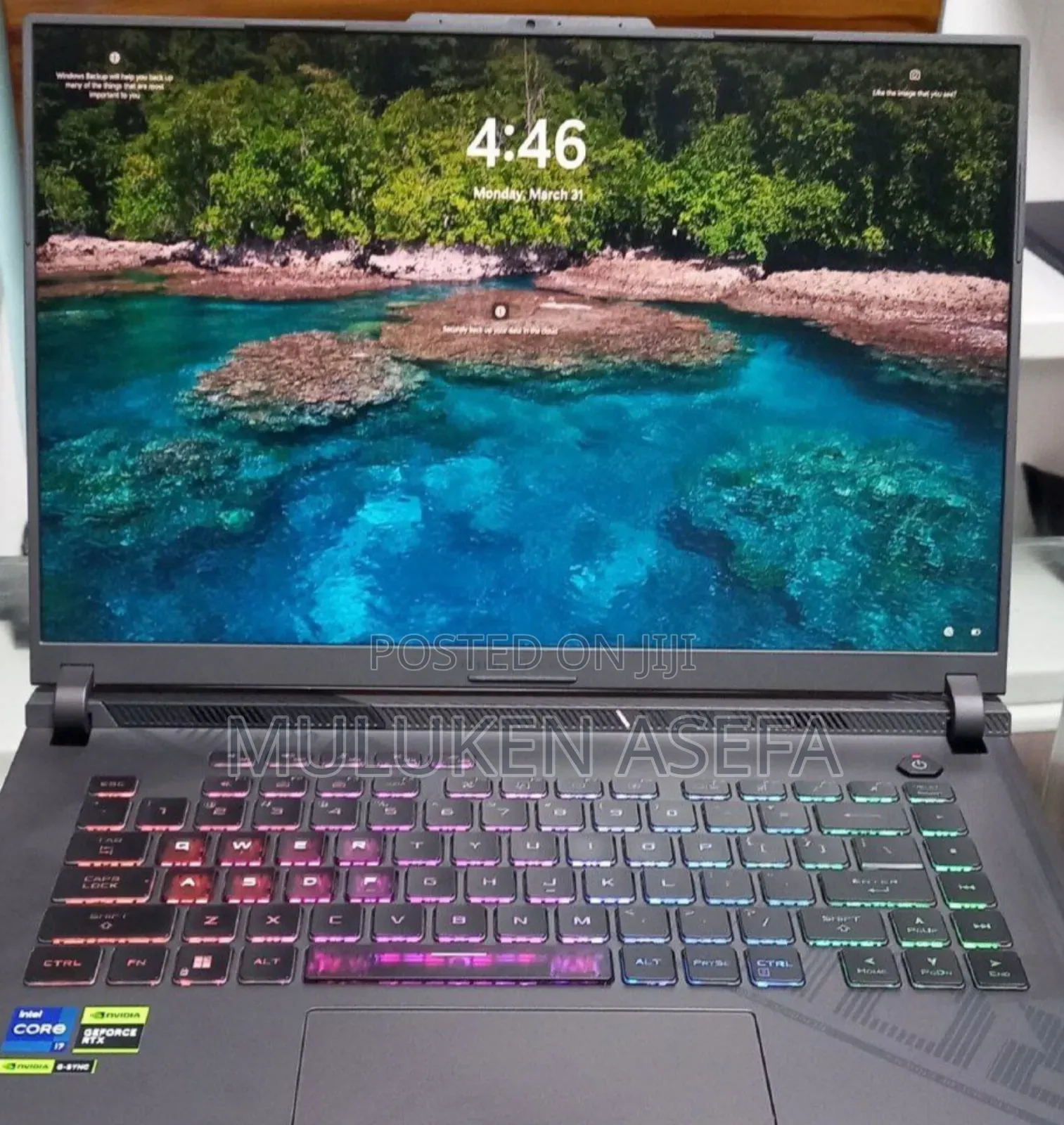 New Laptop Asus ROG Strix G16 G614 16GB Intel Core I7 SSD 1T