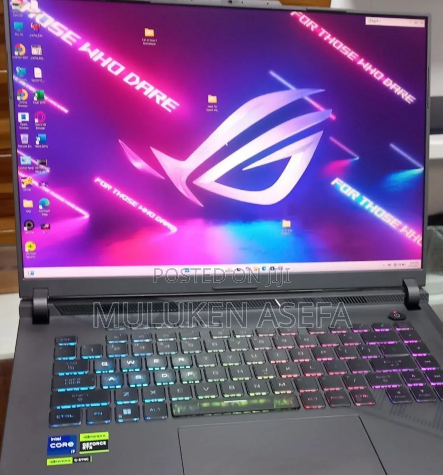 New Laptop Asus ROG Strix G16 G614 16GB Intel Core I7 SSD 1T