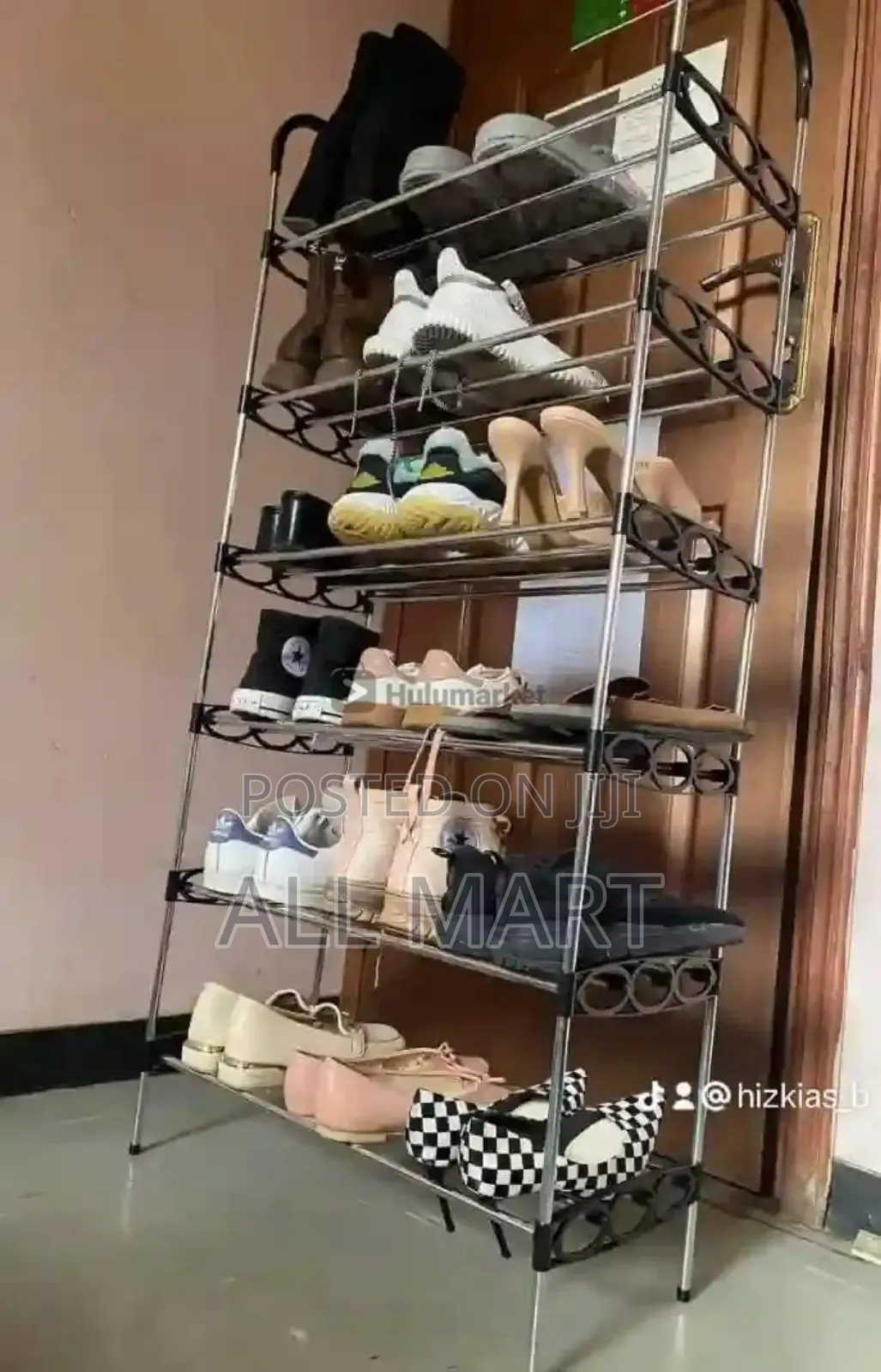 6 Layer Stainless Steel Shoes Rack