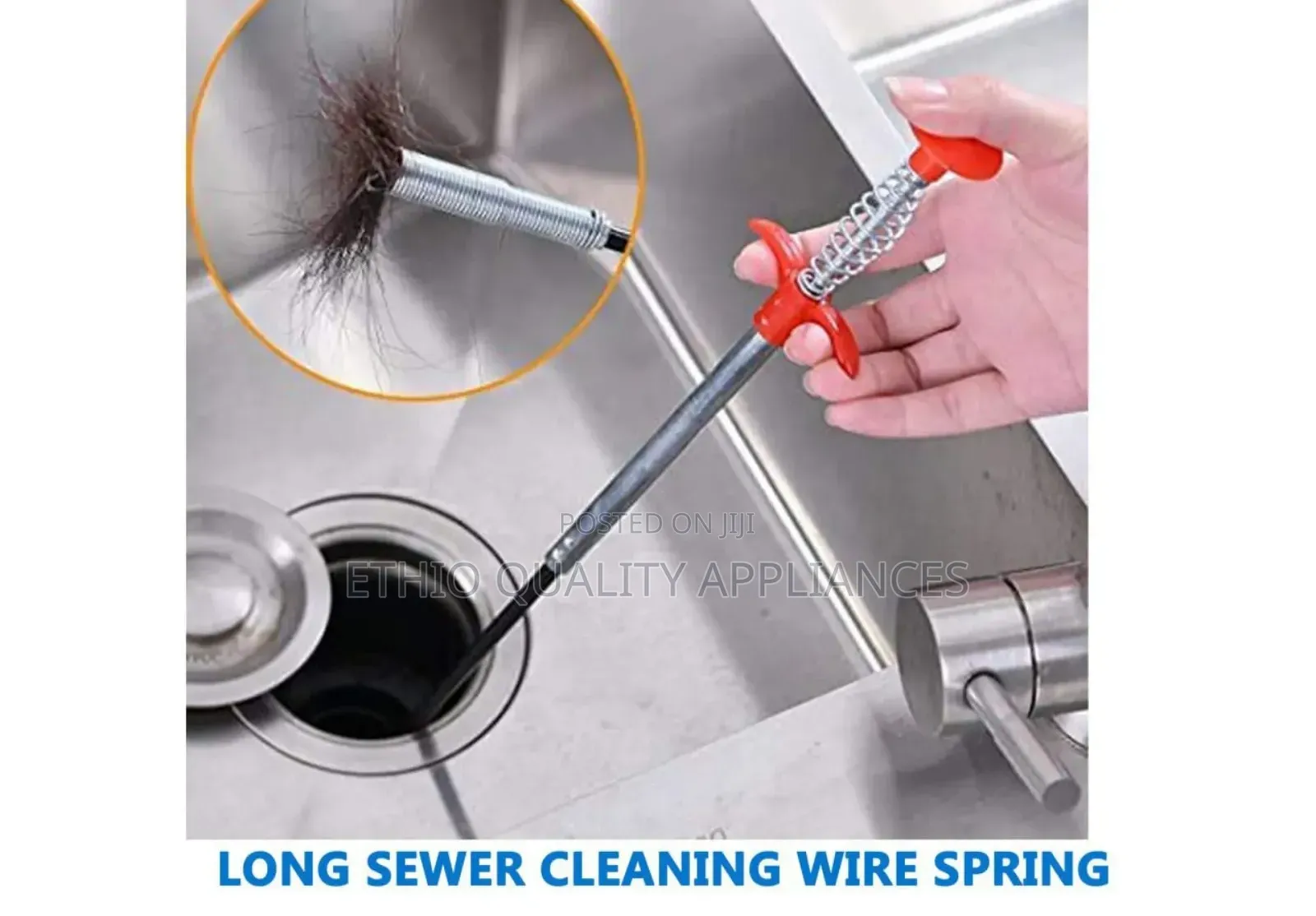 Long Sewer Cleaning Wire Spring