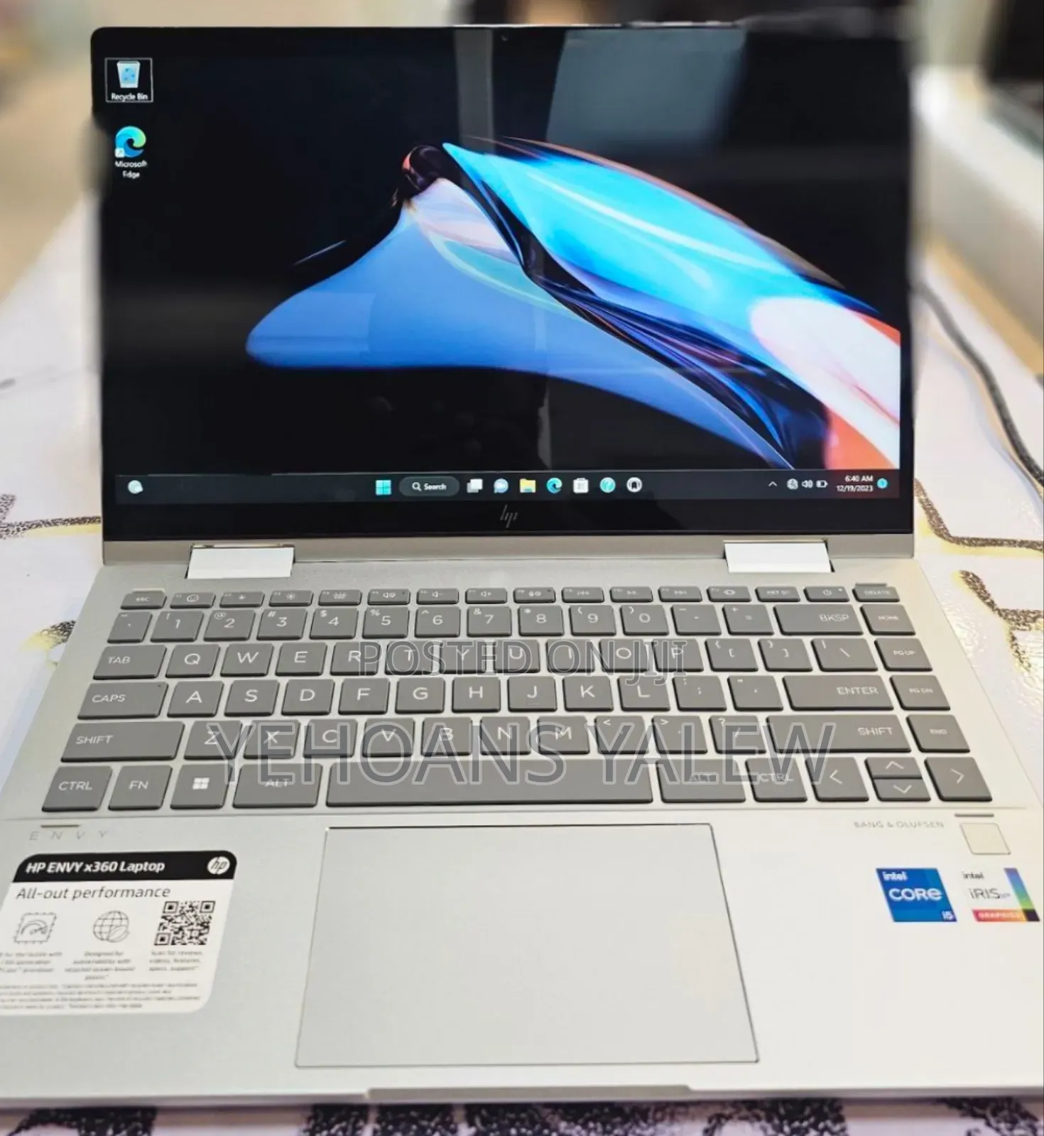 New Laptop HP Envy X360 8GB Intel Core I5 SSD 512GB