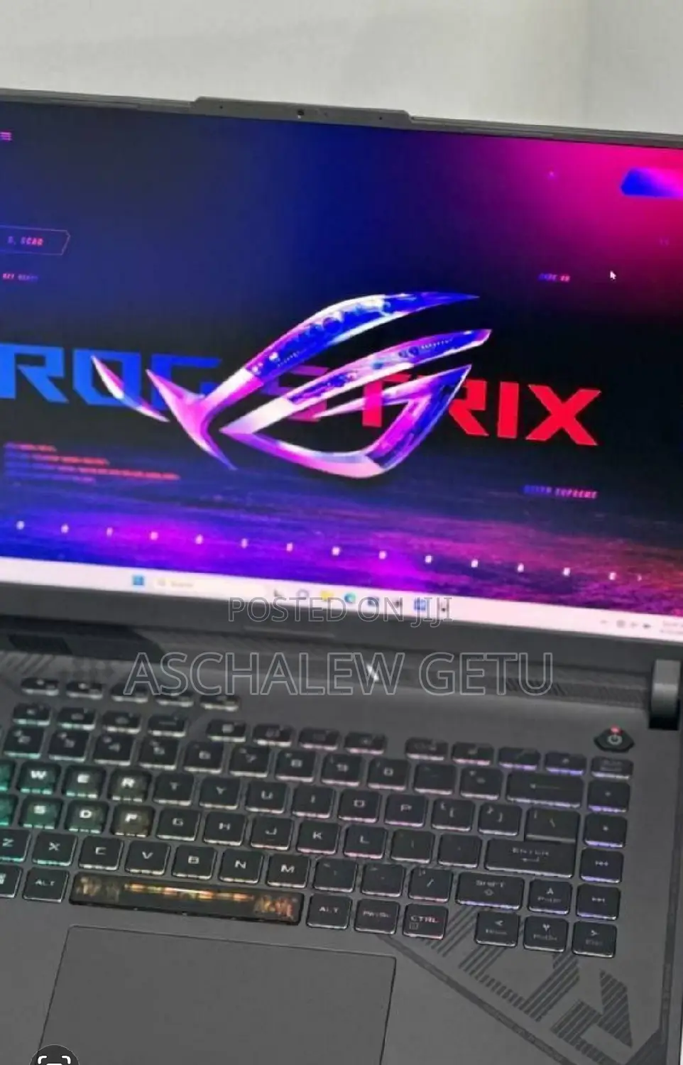 New Laptop Asus ROG Strix G15 8GB Intel Core I7 SSD 512GB