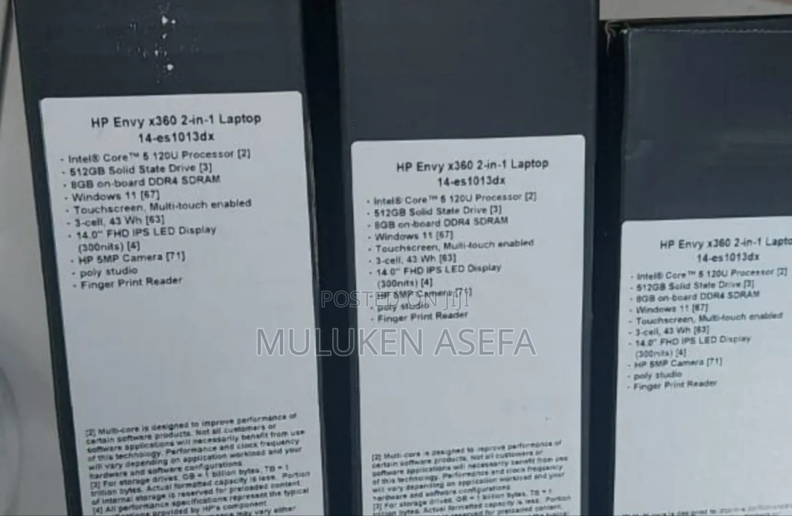 New Laptop HP Envy 14 8GB Intel Core I5 SSD 512GB