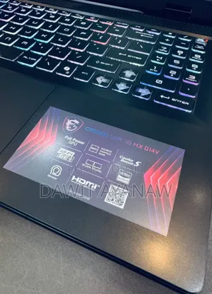 New Laptop MSI Crosshair 15 B12U 16GB Intel Core I7 SSD 1T