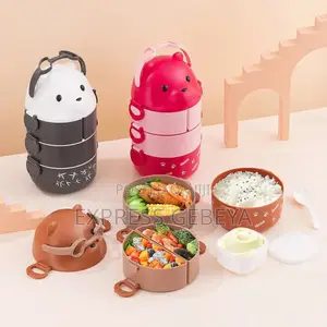 Bear Cartoon Lunch Box