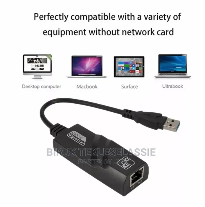 Usb 3.0 Ethernet Adapter Usb to Rj45 Lan Network Adapter