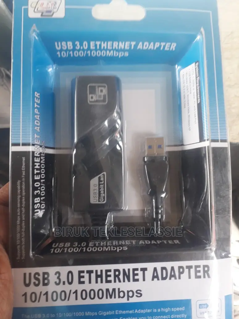 Usb 3.0 Ethernet Adapter Usb to Rj45 Lan Network Adapter