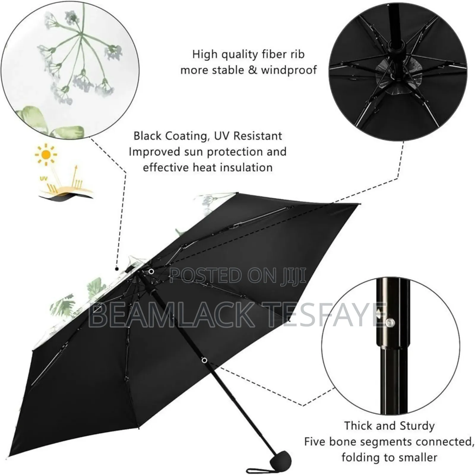  Mini Pocket Uv Umbrella