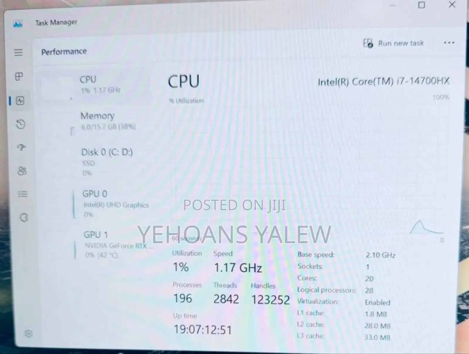 New Laptop Acer Predator Helios Neo 16 16GB Intel Core I7 SSD 1T