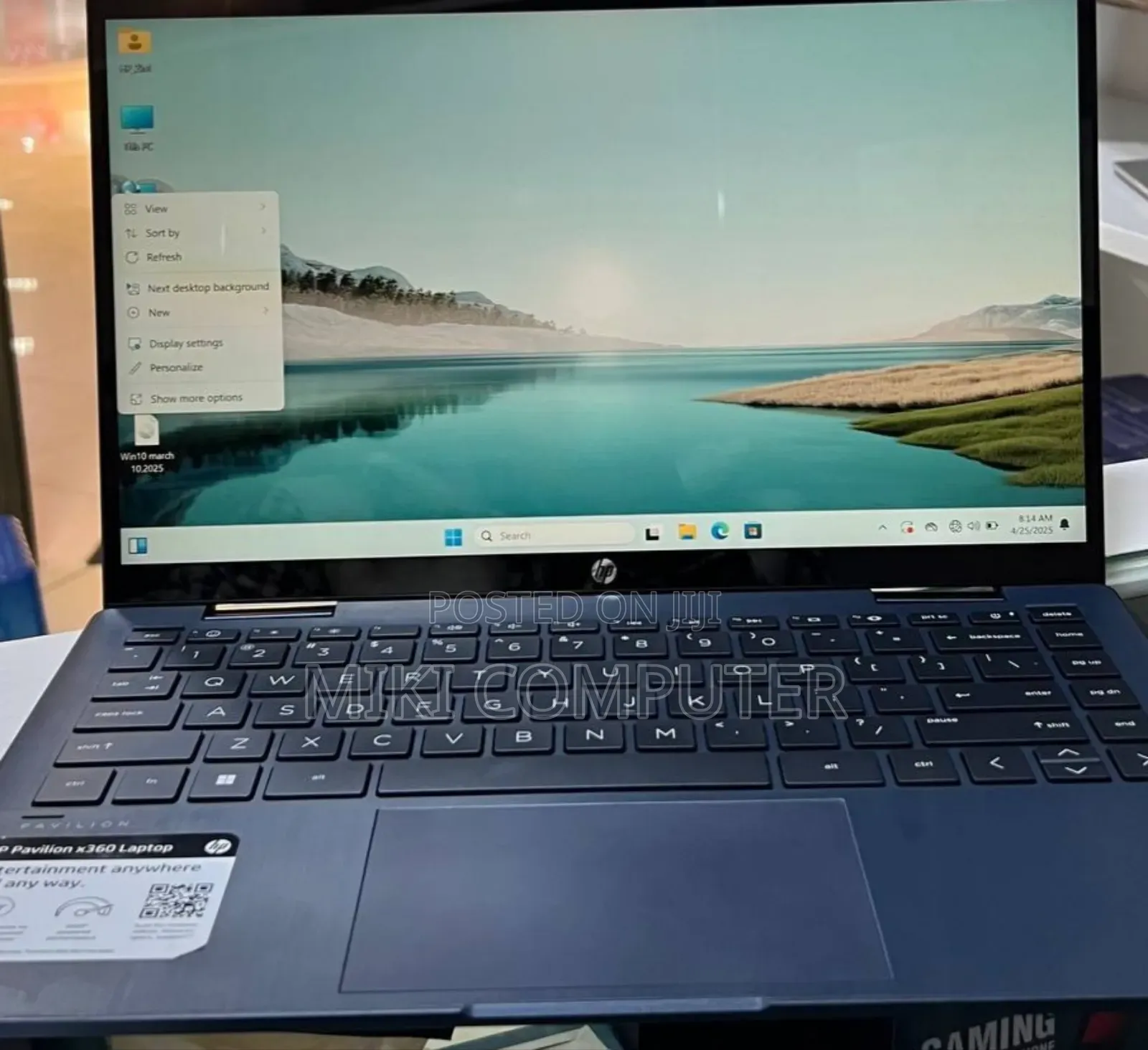 New Laptop HP Pavilion X360 8GB Intel Core I3 SSD 256GB